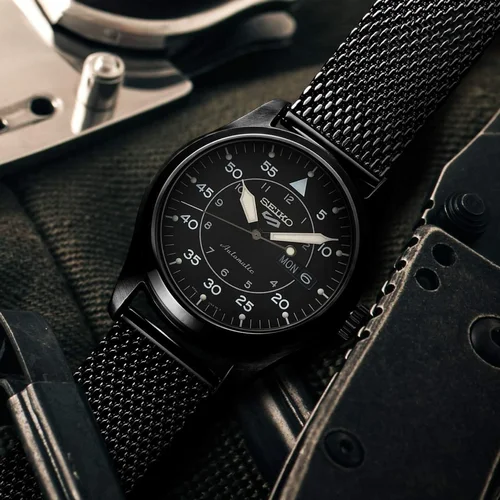 SEIKO SRPH25K1 vyriškas 39 mm laikrodis su dėžute image 2