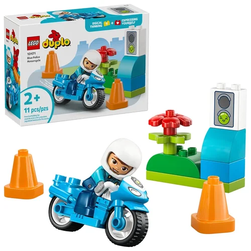 LEGO® DUPLO® policijos motociklas 10471, 11 dalių image 1