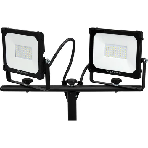 Yato SMD LED prožektorius 2x30 W 5700 LM su stovu image 3