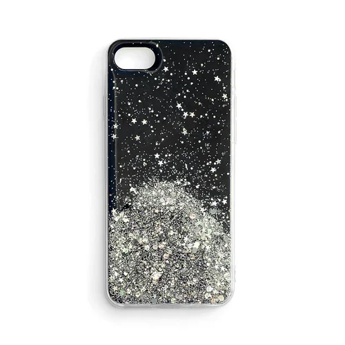 Wozinsky Star Glitter dėklas iPhone 12 Pro Max, juodas image 1