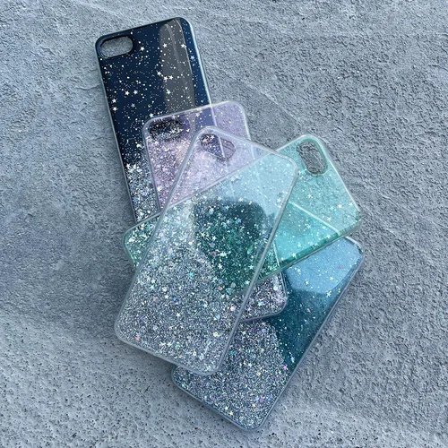 Wozinsky Star Glitter dėklas iPhone 12 Pro Max, juodas image 2