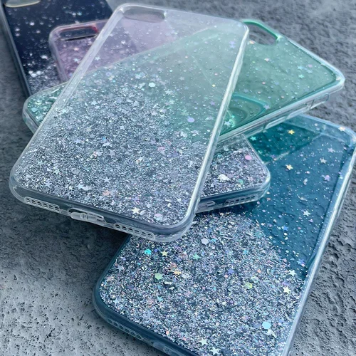 Wozinsky Star Glitter dėklas iPhone 12 Pro Max, juodas image 3
