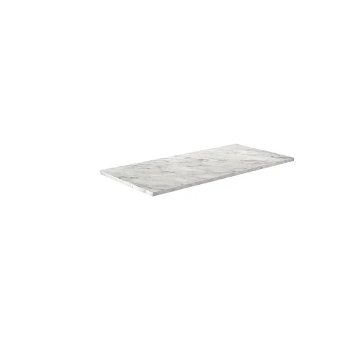 Kamė stalviršis 101 cm, baltas marmuras image 1