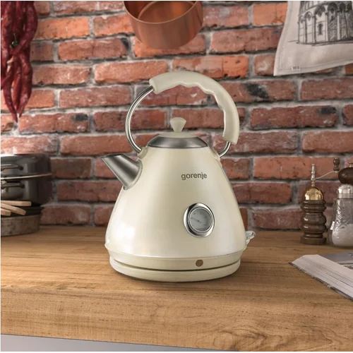 Gorenje K17CLI elektrinis virdulys 1,7 l 2200 W smėlinis image 3