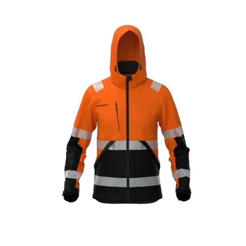 BoSafety JK-VALENCIA-C2-0405 Softshell striukė XS, Hi-Vis Geltona/Mėlyna image 2