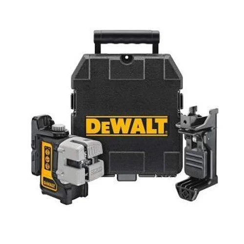 DeWalt DW089K Kryžminis lazerinis nivelyras, 6 V, Raudonas image 1