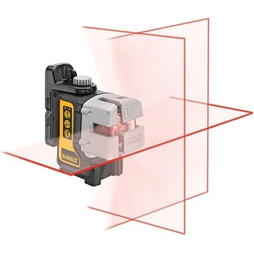 DeWalt DW089K Kryžminis lazerinis nivelyras, 6 V, Raudonas image 2