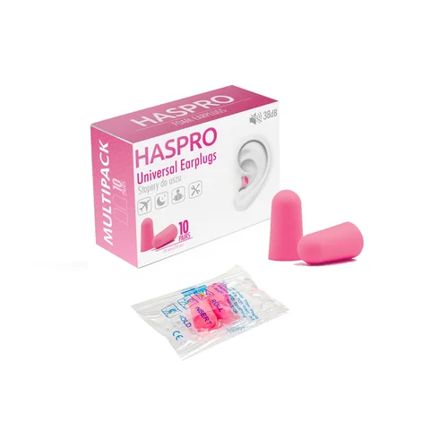 HASPRO MULTI10 Rožiniai ausų kištukai, 10 porų, EPUF5012 image 2