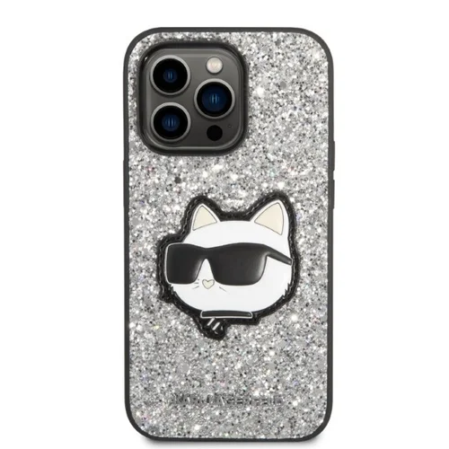 Karl Lagerfeld KLHCP14XG2CPS dėklas iPhone 14 Pro Max, sidabrinis image 3