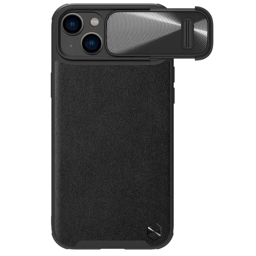 Nillkin CamShield Leather S dėklas iPhone 14 Plus juodas image 1