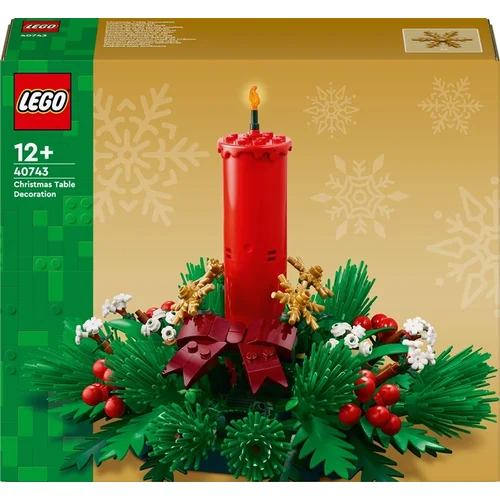 LEGO 40743 Christmas Table Decoration (Nuo 12 m.) image 1