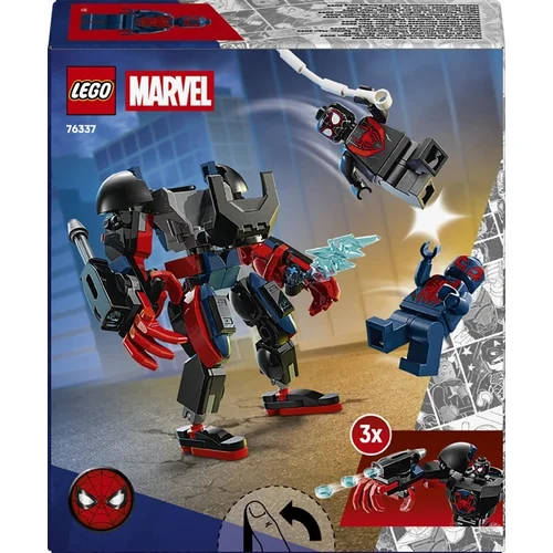 LEGO Marvel 76337 Miles Morales Mech vs. Spider-Man 2099, 135 vnt. image 2
