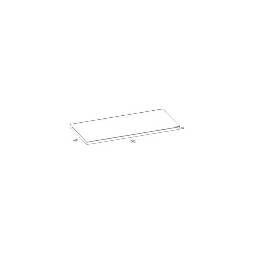 Stalviršis OAK CLASSIK ąžuolas 1000x460x28 mm ELITA image 3