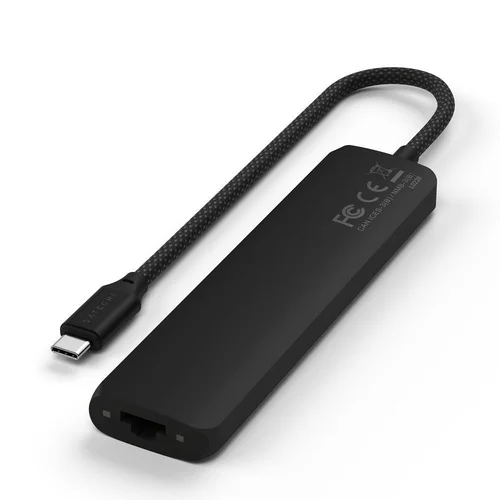 Satechi ST-P7SK 7-in-1 USB-C adapteris, juodas image 1