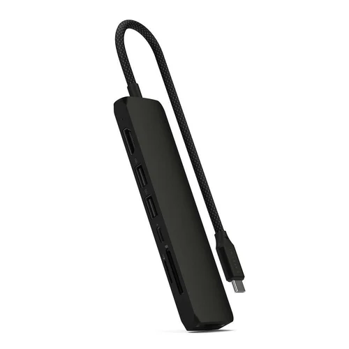 Satechi ST-P7SK 7-in-1 USB-C adapteris, juodas image 3