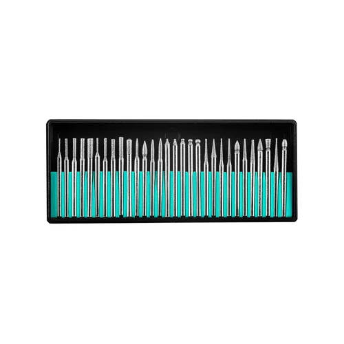 VERTO mini grąžtų priedų rinkinys, deimantinis antgalis, 30 vnt., 50G027 image 2