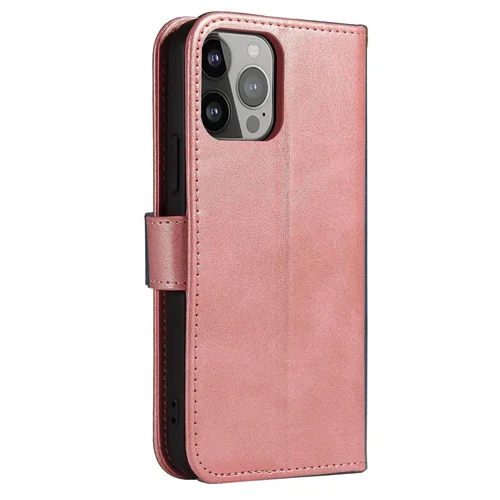 Samsung Galaxy S23 Ultra Magnet Case rožinis dėklas-piniginė image 3
