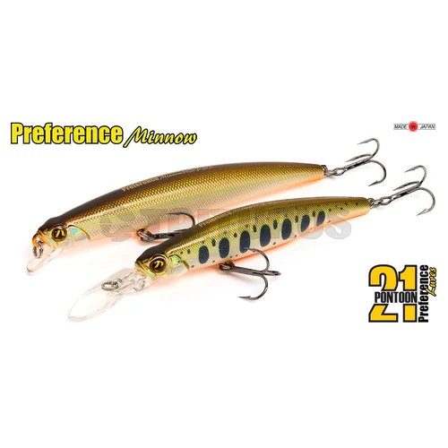 Pontoon21 Preference Minnow 75F-DR A63 Crash Gold Chartreuse RE image 1