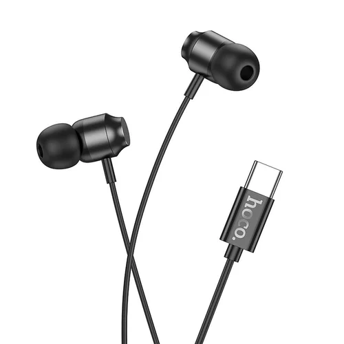 HOCO M122 laidinės USB-C ausinės, juodos image 2