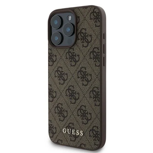 Guess 4G Classic dėklas iPhone 16 Pro, rudas image 2