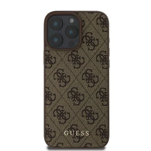 Guess 4G Classic dėklas iPhone 16 Pro, rudas image 3