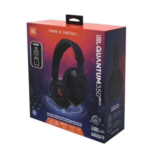 JBL Quantum 350 Wireless belaidės žaidimų ausinės image 1