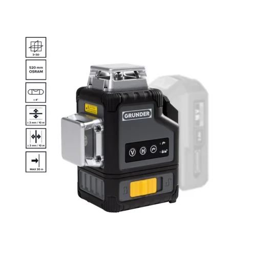 GRUNDER LY360G lazerinis nivelyras image 3