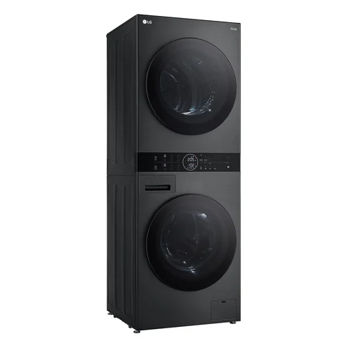 LG WT1210BBF skalbyklė-džiovyklė 12/10 kg Juoda image 1