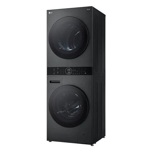 LG WT1210BBF skalbyklė-džiovyklė 12/10 kg Juoda image 2