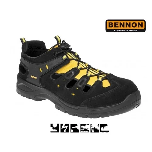 BENNON Bombis S1P SRC geltoni sandalai 39 image 2