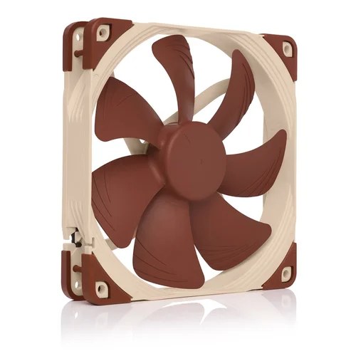 Noctua NF-A14 140 mm korpuso ventiliatorius, bežinis/rudas image 1