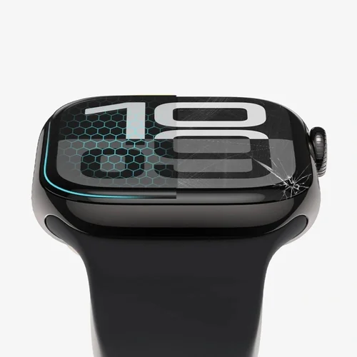 Tech-Protect Glass Flex+ hibridinis stiklas Garmin Vivoactive 6, juodas, 2 vnt. image 2
