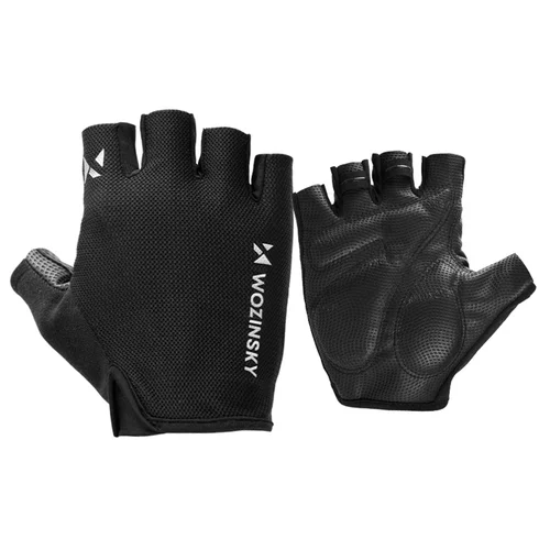 Wozinsky WRR-01XL dviračių pirštinės XL, juodos image 1