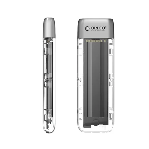 Orico TXM2-C3 M.2 NVMe disko dėklas, skaidrus image 2