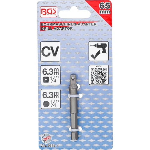 BGS technic 9685-1 adapteris 6,3 mm (1/4″) image 3