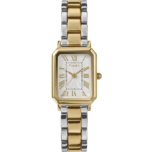 Timex TW2Y01300 moteriškas laikrodis, aukso ir sidabro spalvų image 1