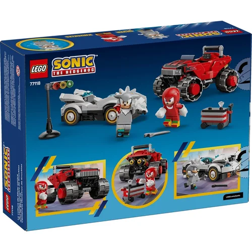 LEGO Sonic the Hedgehog 77118 Silverio automobilis prieš Knuckleso monstrų sunkvežimį image 2