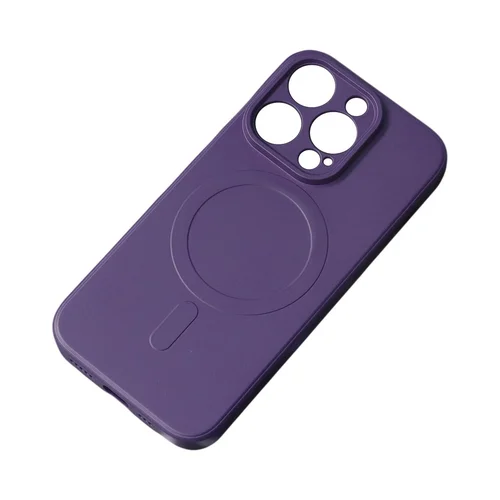 iPhone 14 Pro Max MagSafe silikoninis dėklas, purpurinis image 1
