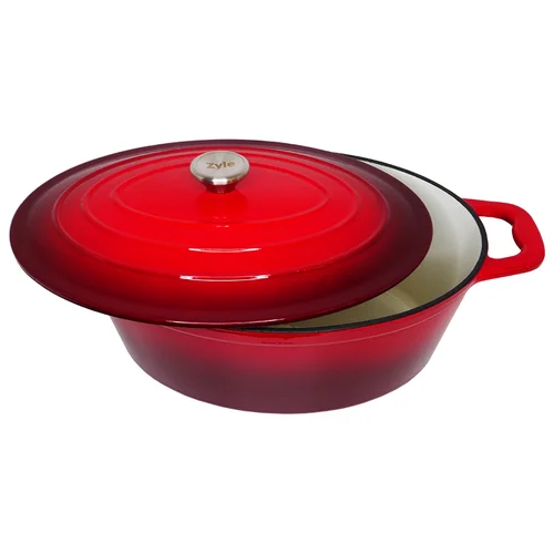 Zyle ZY036RKI ovalus ketaus puodas 7,7 l image 2