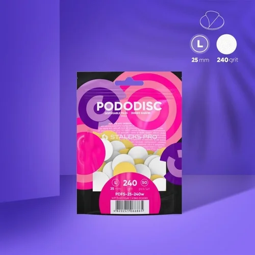 STALEKS PODODISC L EXPERT 240 gritų keičiami abrazyvai, 50 vnt. image 2