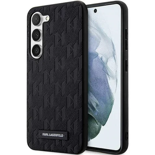 Karl Lagerfeld KLHCS23MSAKLHPK kietas dėklas Samsung Galaxy S23+ S916, juodas image 1