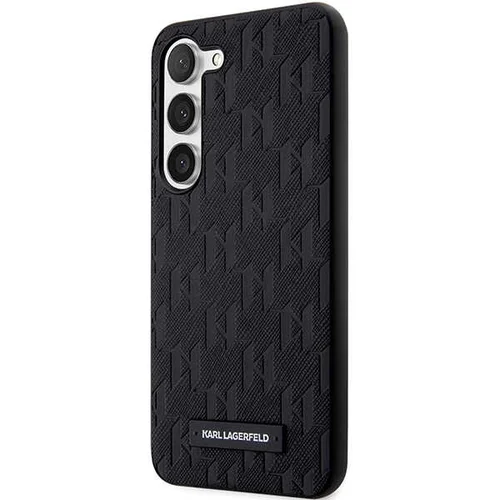 Karl Lagerfeld KLHCS23MSAKLHPK kietas dėklas Samsung Galaxy S23+ S916, juodas image 2