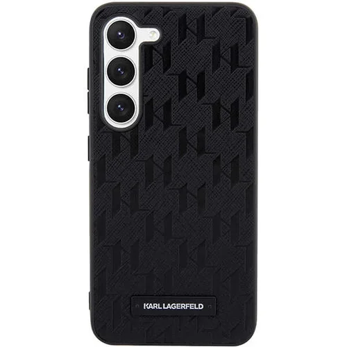 Karl Lagerfeld KLHCS23MSAKLHPK kietas dėklas Samsung Galaxy S23+ S916, juodas image 3