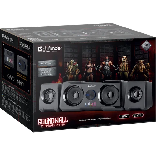 DEFENDER SOUNDWALL 2.1 16 W garsiakalbiai image 2