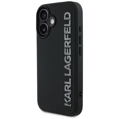 Karl Lagerfeld HC 3D blizgus guminis iPhone 16 dėklas image 2