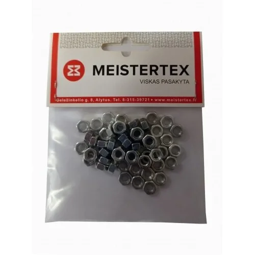 MEISTERTEX DIN934 M5 veržlės, 50 Vnt image 2