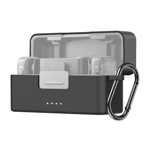 Puluz PU716B apsauginis dėklas DJI Mic 2, juodas image 3