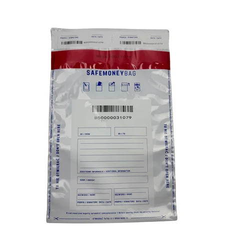 BESTPAK SAFEMONEYBAG B5 vokai 190 × 260 + 35 mm, 100 vnt., balti image 1