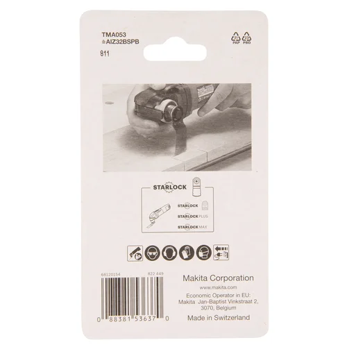 Makita B-64870, 32 mm Įgilinamieji pjovimo diskai image 2