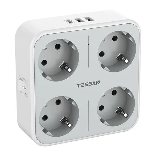 Tessan TS-302-DE-C sieninis lizdas, 4 lizdai image 2